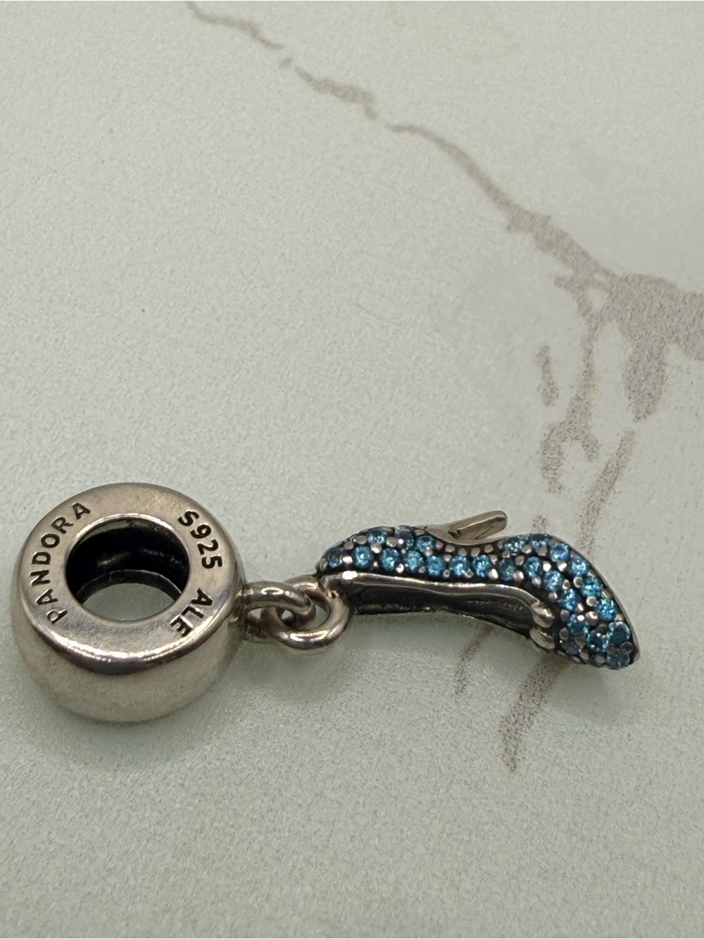 Pandora Disney Blue Sparkling Slipper!